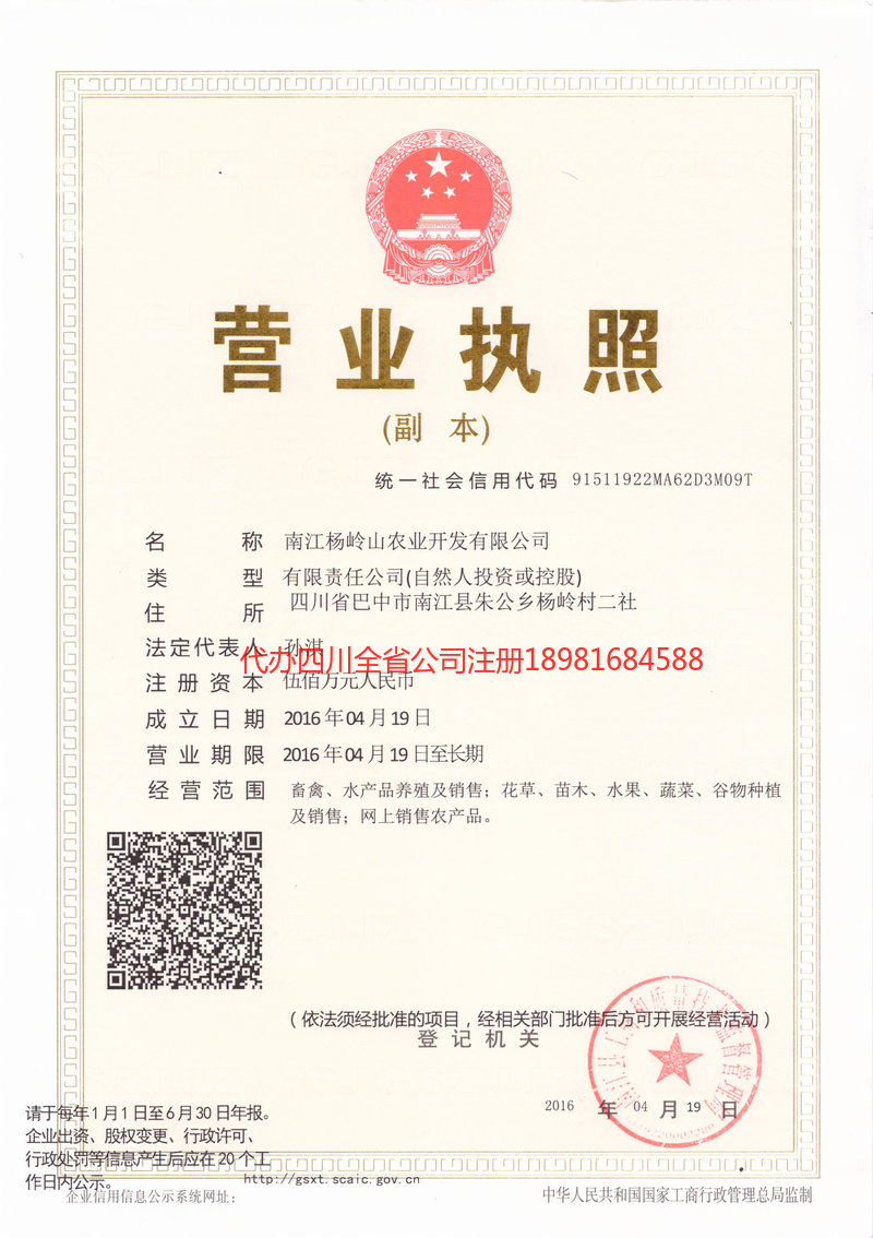 龙陵龙陵杨岭山农业开发有限公司